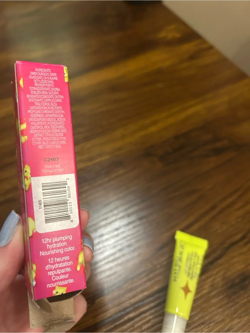 New Half Magic Lip Snuggle lip balm oil shade Killa Meows